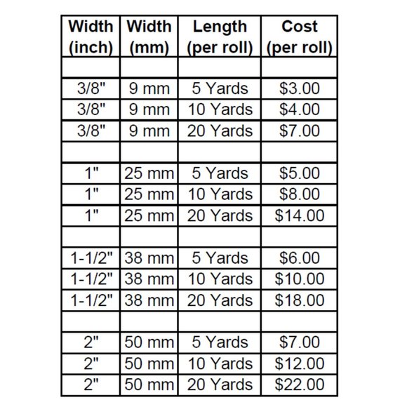 Ribbons (double face satin ribbon) 1.5" x 10 yards each roll - Picture 3 of 3